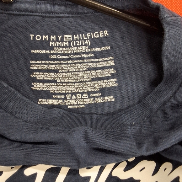 Tommy Hilfiger Blue Short Sleeve Tee - Picture 3 of 9